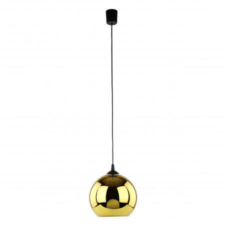 Lampa wisząca szklana kula Cubus 25cm złota TK Lighting