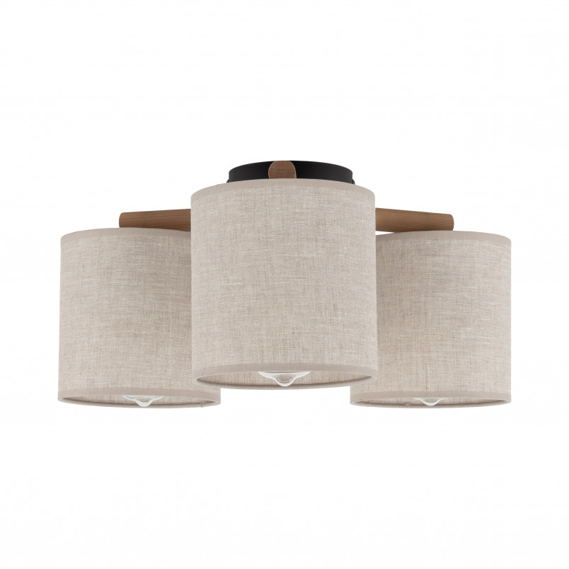 Lampa sufitowa 3 punktowa Deva len TK Lighting