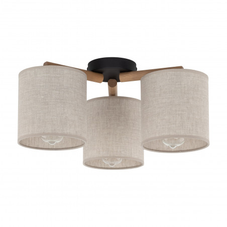 Lampa sufitowa 3 punktowa Deva len TK Lighting