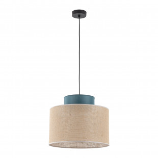 Lampa wisząca boho Duo 38cm juta / zielony TK Lighting
