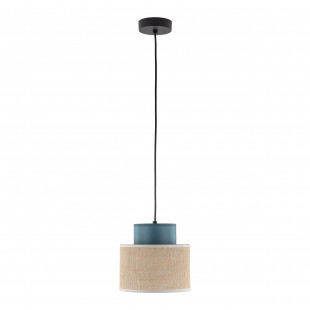 Lampa wisząca boho Duo 20cm juta / zielony TK Lighting