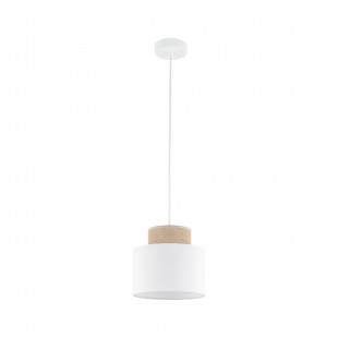 Lampa wisząca boho Duo 20cm juta / biały TK Lighting