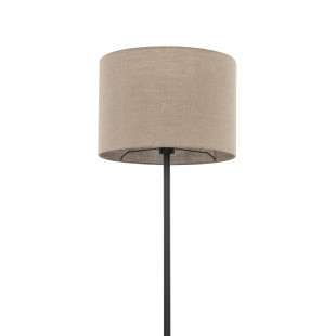 Lampa podłogowa z abażurem Earth 50cm juta / czarny TK Lighting