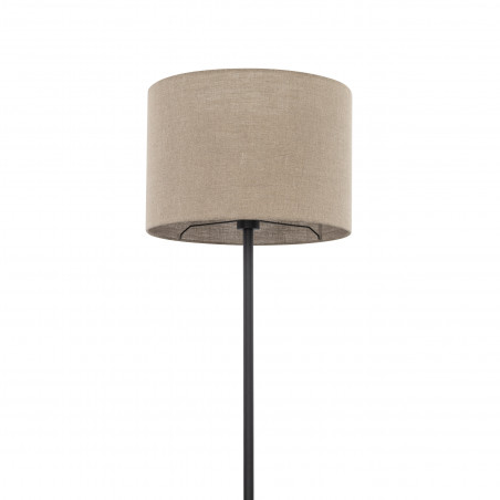 Lampa podłogowa z abażurem Earth 50cm juta / czarny TK Lighting