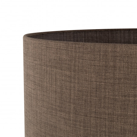 Lampa podłogowa z abażurem Earth 50cm brązowy / czarny TK Lighting