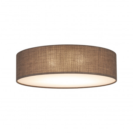 Plafon okrągły z abażurem Earth 60cm brązowy TK Lighting