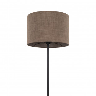 Lampa podłogowa z abażurem Earth 50cm brązowy / czarny TK Lighting