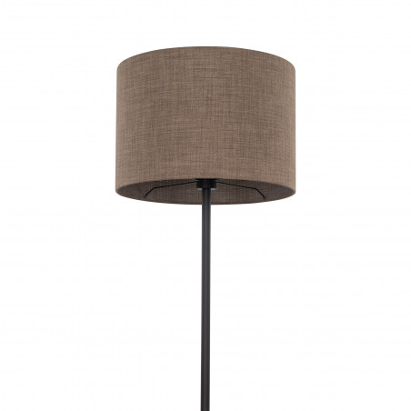 Lampa podłogowa z abażurem Earth 50cm brązowy / czarny TK Lighting