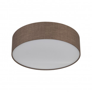 Plafon okrągły z abażurem Earth 60cm brązowy TK Lighting