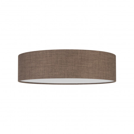 Plafon okrągły z abażurem Earth 60cm brązowy TK Lighting