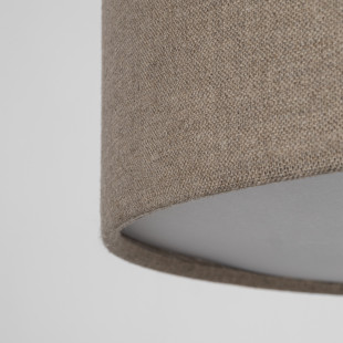 Plafon okrągły z abażurem Earth 60cm len TK Lighting