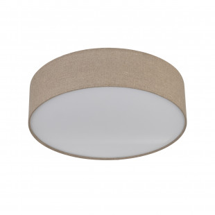Plafon okrągły z abażurem Earth 60cm len TK Lighting