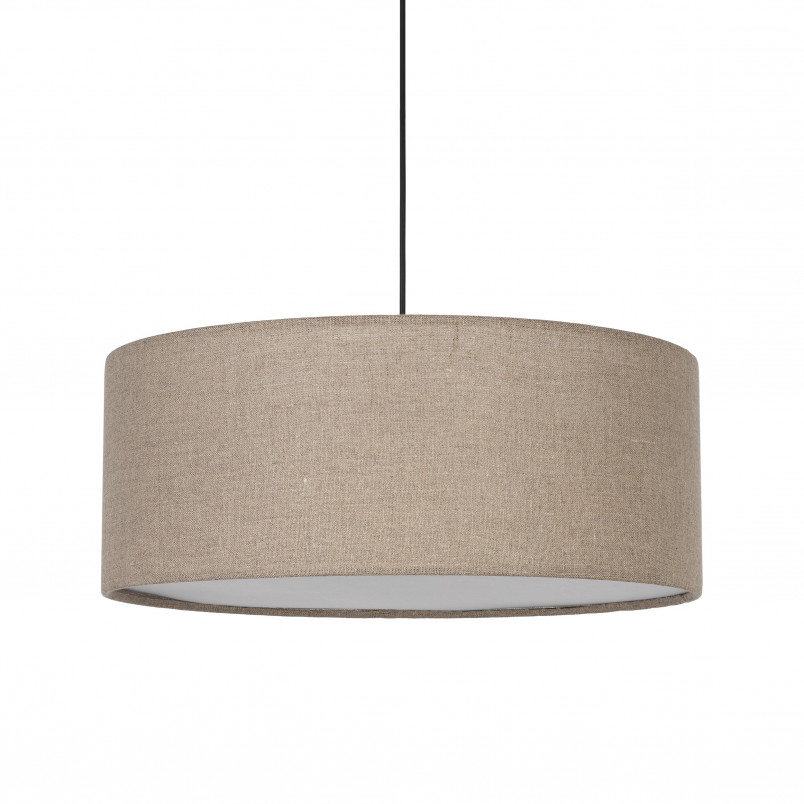 Lampa wisząca z abażurem Earth 50cm juta TK Lighting