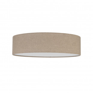 Plafon okrągły z abażurem Earth 60cm len TK Lighting