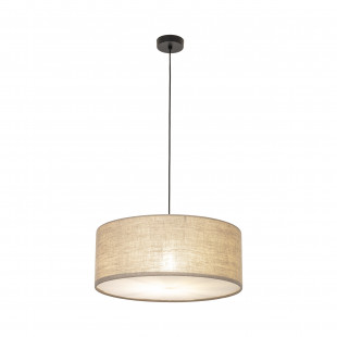 Lampa wisząca z abażurem Earth 50cm juta TK Lighting