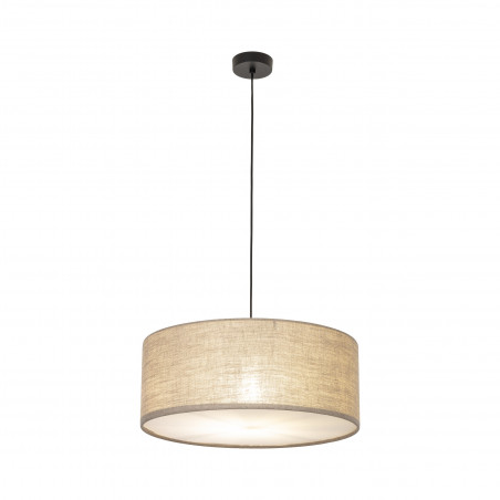 Lampa wisząca z abażurem Earth 50cm juta TK Lighting