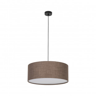 Lampa wisząca z abażurem Earth 50cm brązowa TK Lighting