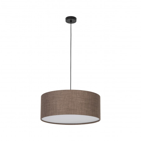 Lampa wisząca z abażurem Earth 50cm brązowa TK Lighting