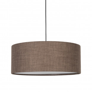 Lampa wisząca z abażurem Earth 50cm brązowa TK Lighting