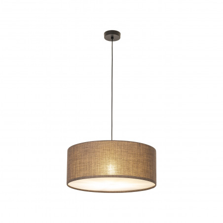 Lampa wisząca z abażurem Earth 50cm brązowa TK Lighting