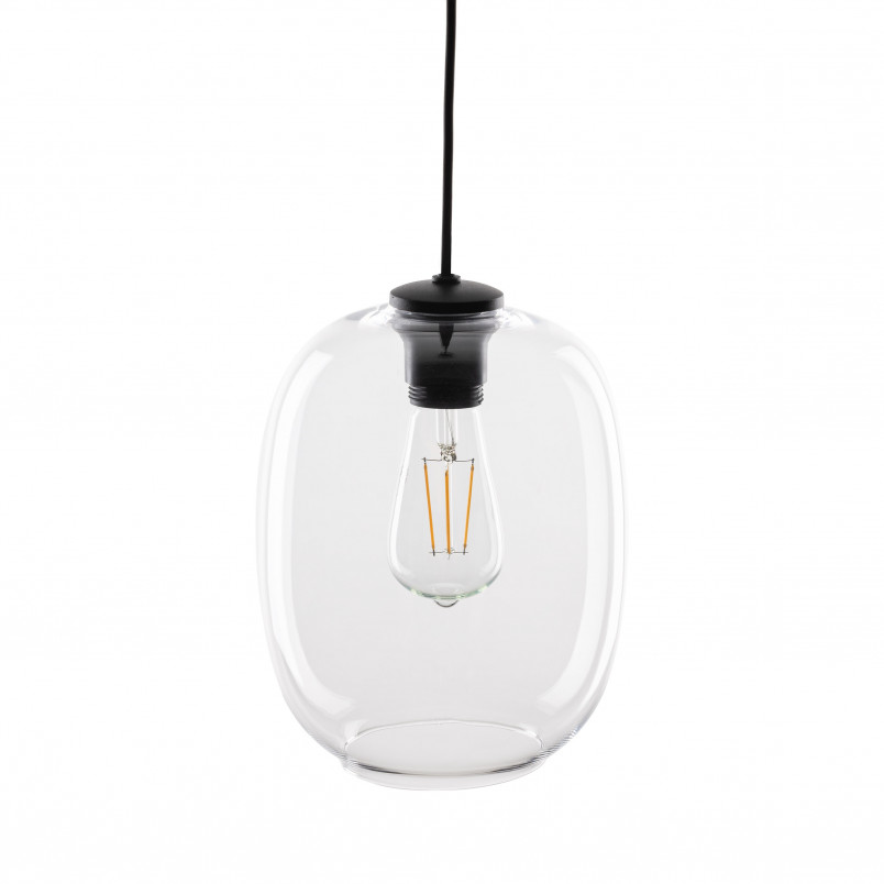 Lampa wisząca szklana Elio 20cm przeźroczysta TK Lighting