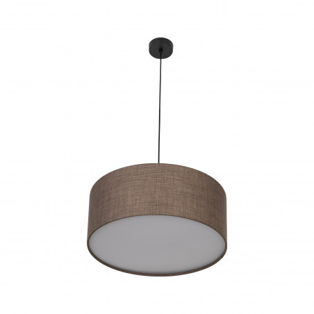 Lampa wisząca z abażurem Earth 50cm brązowa TK Lighting