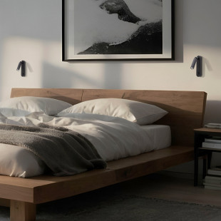 Kinkiet z włącznikiem Enzo Long czarny TK Lighting