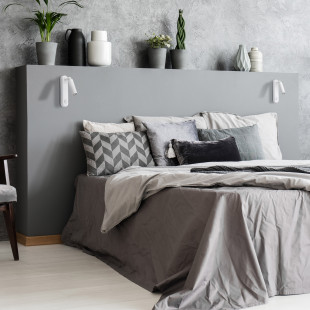 Kinkiet z włącznikiem Enzo Long biały TK Lighting