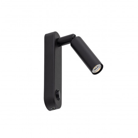 Kinkiet z włącznikiem Enzo Long czarny TK Lighting
