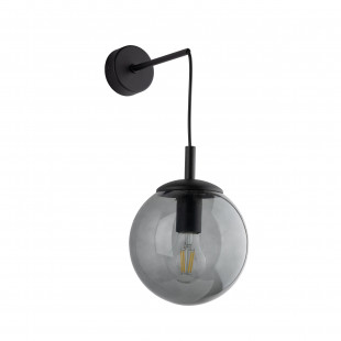 Kinkiet wiszący szklana kula Esme grafitowy / czarny TK Lighting