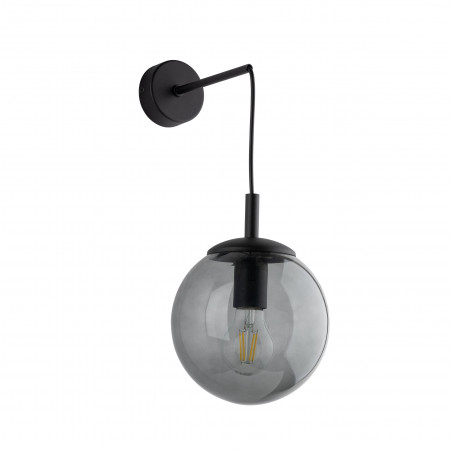 Kinkiet wiszący szklana kula Esme grafitowy / czarny TK Lighting