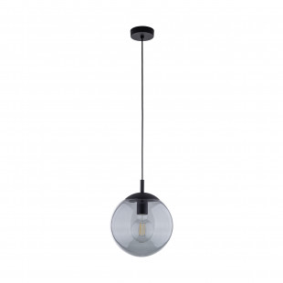 Lampa wisząca szklana kula Esme 25cm grafitowa TK Lighting