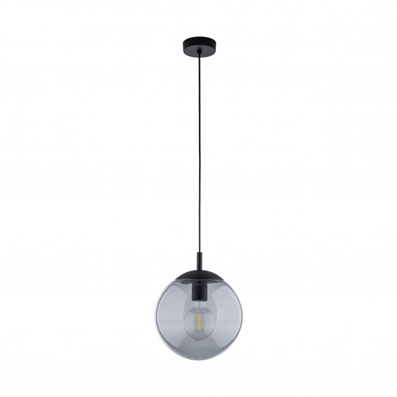 Lampa wisząca szklana kula Esme 25cm grafitowa TK Lighting