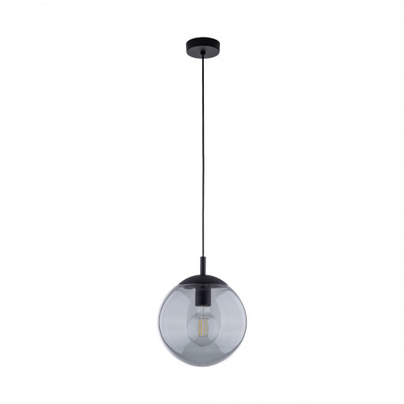 Lampa wisząca szklana kula Esme 25cm grafitowa TK Lighting