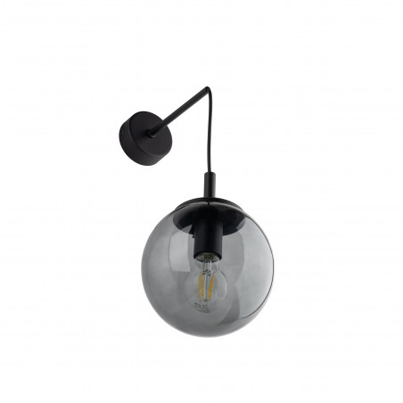 Kinkiet wiszący szklana kula Esme grafitowy / czarny TK Lighting