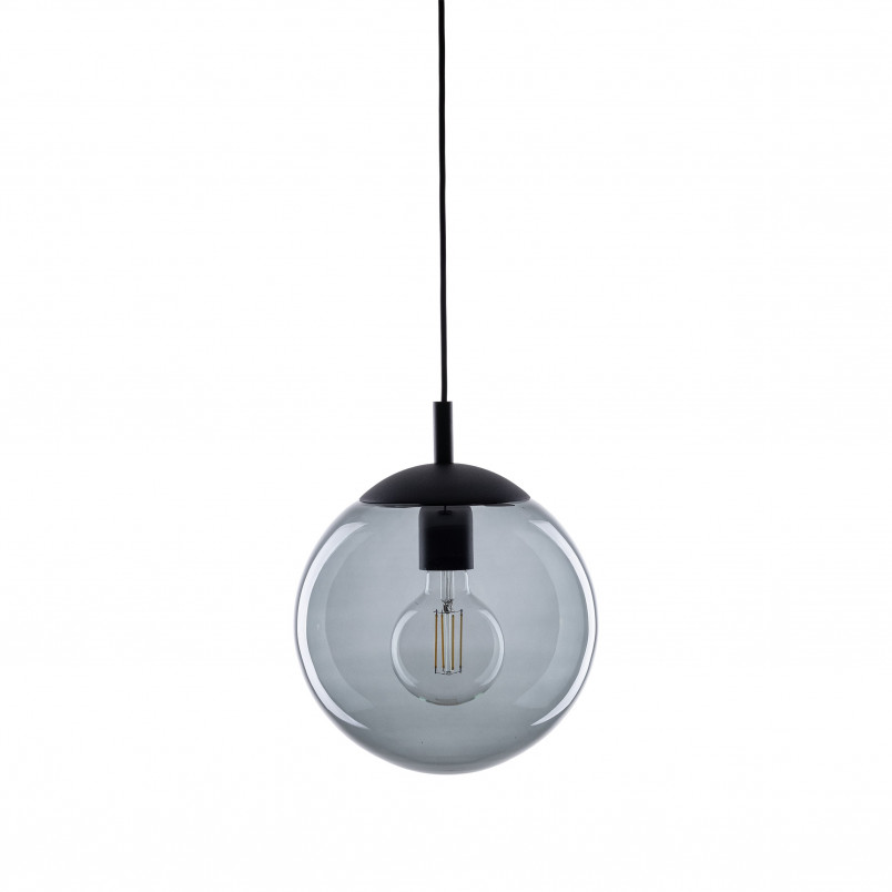 Lampa wisząca szklana kula Esme 25cm grafitowa TK Lighting
