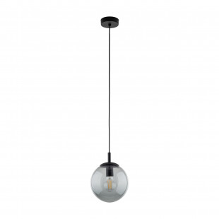Lampa wisząca szklana kula Esme 25cm grafitowa TK Lighting