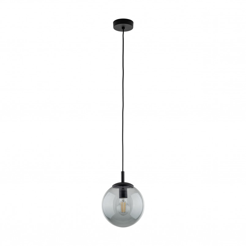 Lampa wisząca szklana kula Esme 25cm grafitowa TK Lighting