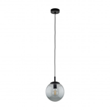 Lampa wisząca szklana kula Esme 25cm grafitowa TK Lighting