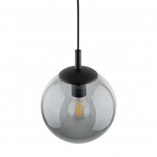 Lampa wisząca szklana kula Esme 25cm grafitowa TK Lighting