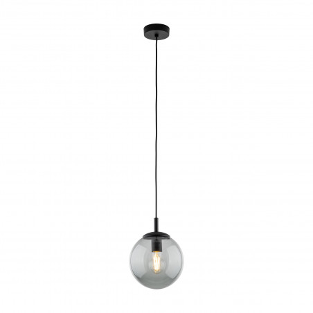 Lampa wisząca szklana kula Esme 25cm grafitowa TK Lighting