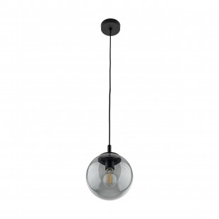 Lampa wisząca szklana kula Esme 25cm grafitowa TK Lighting
