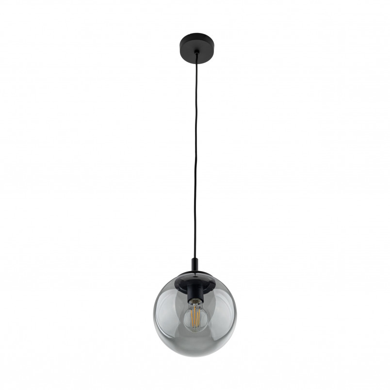 Lampa wisząca szklana kula Esme 25cm grafitowa TK Lighting