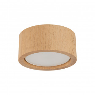 Lampa spot drewniana Eve 9,5cm buk TK Lighting