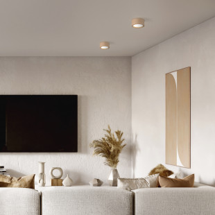 Lampa spot drewniana Eve 9,5cm buk TK Lighting
