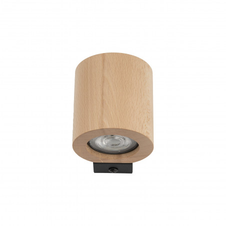 Kinkiet drewniany Eve buk / czarny TK Lighting