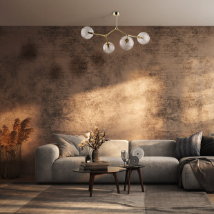 Lampa sufitowa 4 szklane kule Fairy 74cm przeźroczysto-złota TK Lighting
