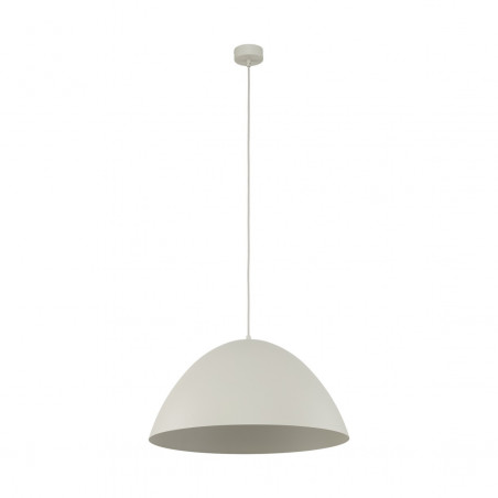 Lampa wisząca metalowa Faro 50cm beżowa TK Lighting