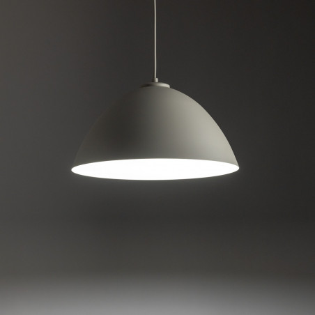 Lampa wisząca metalowa Faro 50cm beżowa TK Lighting
