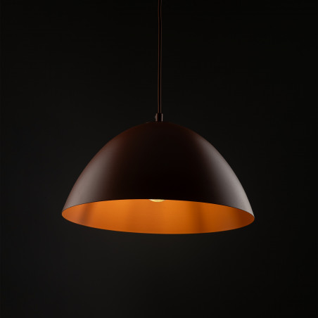 Lampa wisząca metalowa Faro 34cm ceglana TK Lighting